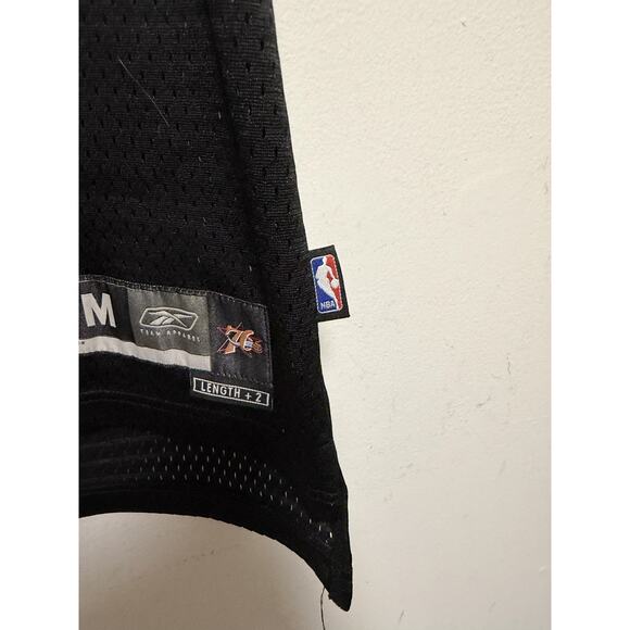 Vintage Philadelphia 76ers Jersey Mens Medium Black NBA Reebok Webber 2000s - Picture 4 of 7